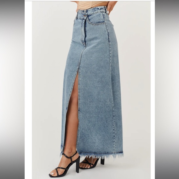 Oneleven Skirts Medium Wash Denim Maxi Skirt W Front Slit Poshmark oneleven-skirts-medium-wash-denim-maxi-skirt-w-front-slit-poshmark